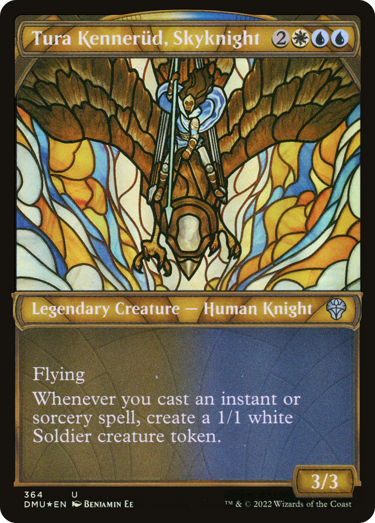 Image of Tura Kennerud, Skyknight (Textured Foil) (DMU-364) - Dominaria United: (Showcase) Foil
