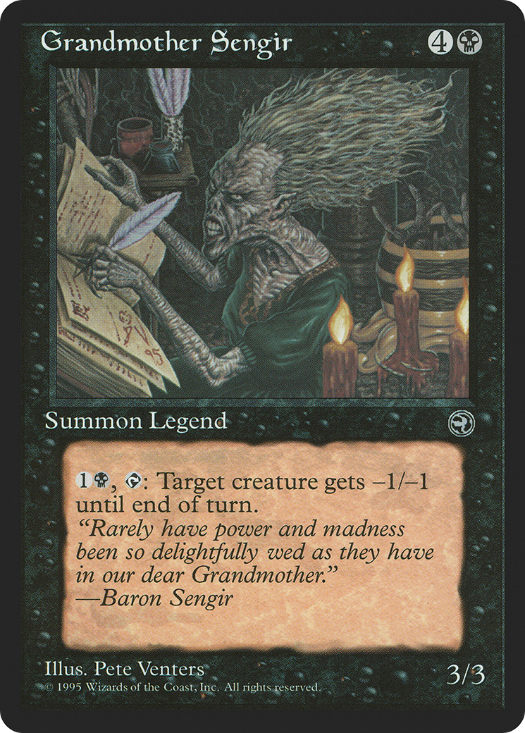 Image of Grandmother Sengir (HML-) - Homelands