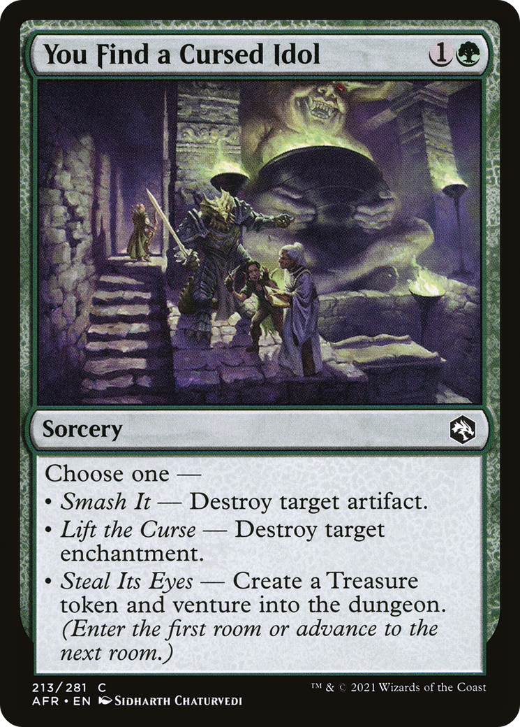 Image of You Find a Cursed Idol (AFR-213) - Adventures in the Forgotten Realms Foil