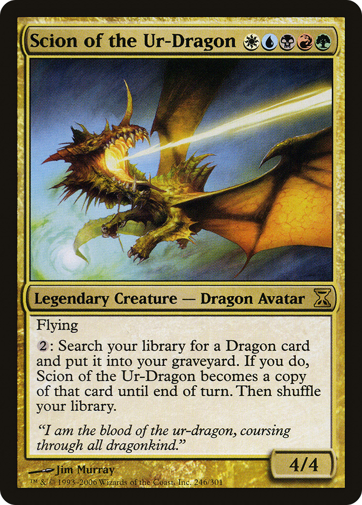 Image of Scion of the Ur-Dragon (TSP-246) - Time Spiral