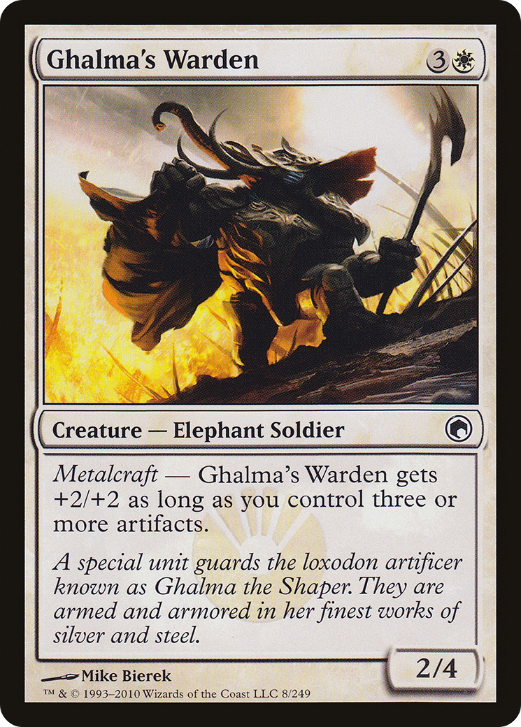 Image of Ghalma's Warden (SOM-008) - Scars of Mirrodin Foil
