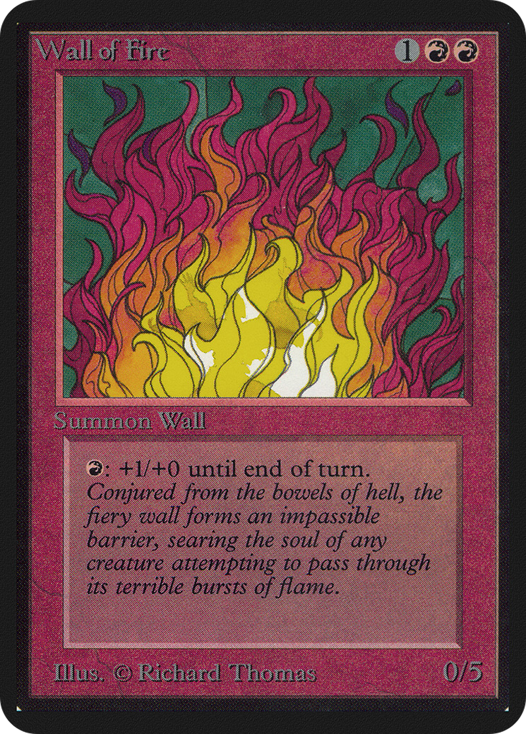 Image of Wall of Fire (LEA-) - Limited Edition Alpha
