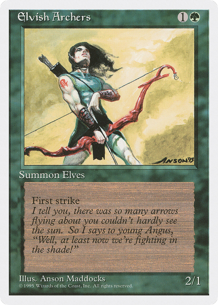 Image of Elvish Archers (4ED-127) - Fourth Edition