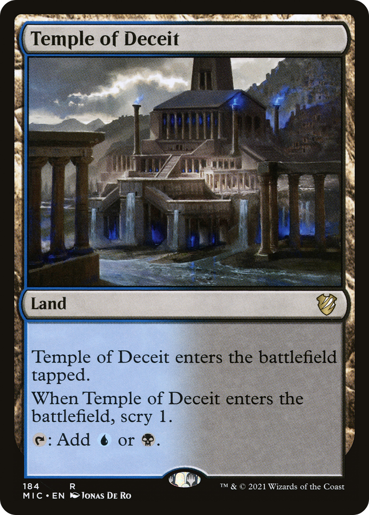 Image of Temple of Deceit (MIC-184) - Midnight Hunt Commander
