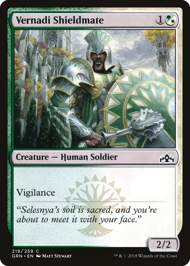 Image of Vernadi Shieldmate (GRN-219) - Guilds of Ravnica