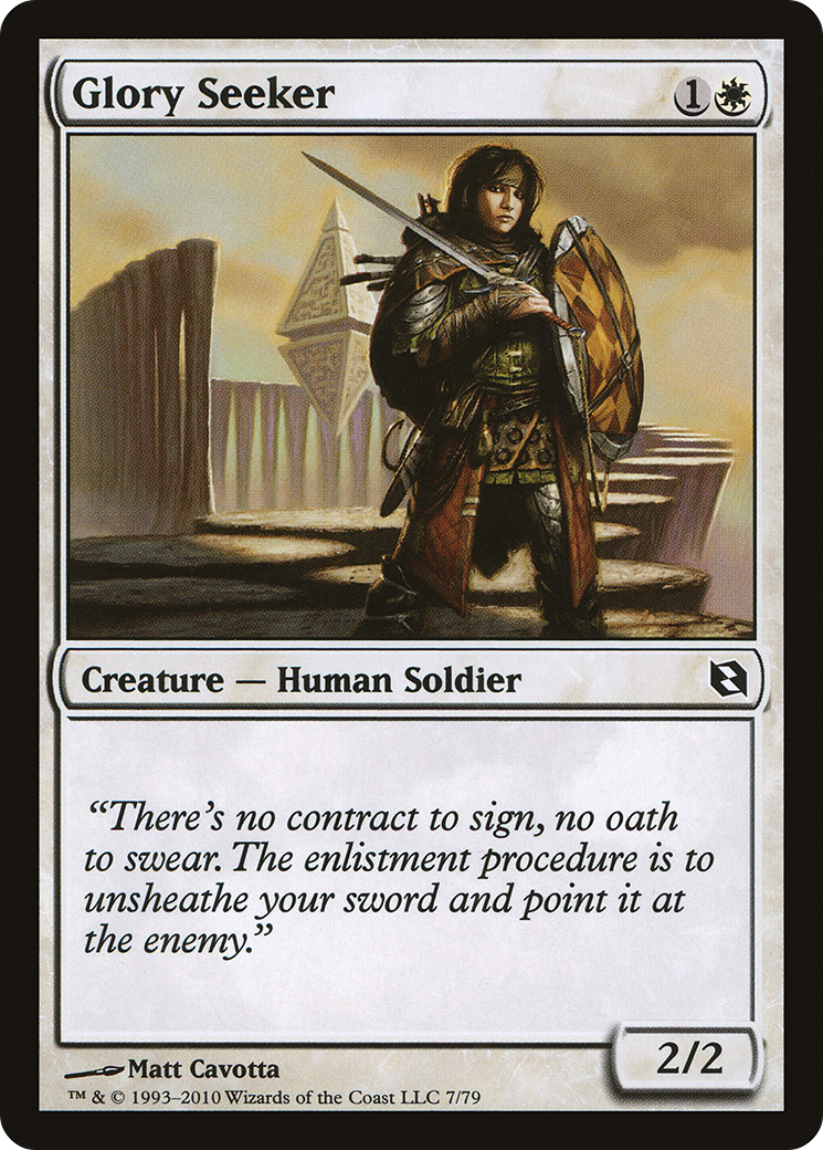 Image of Glory Seeker (DDF-007) - Duel Decks: Elspeth vs. Tezzeret