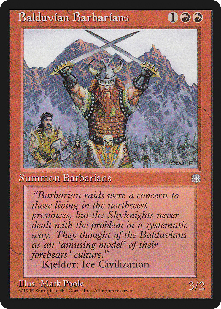 Image of Balduvian Barbarians (ICE-) - Ice Age