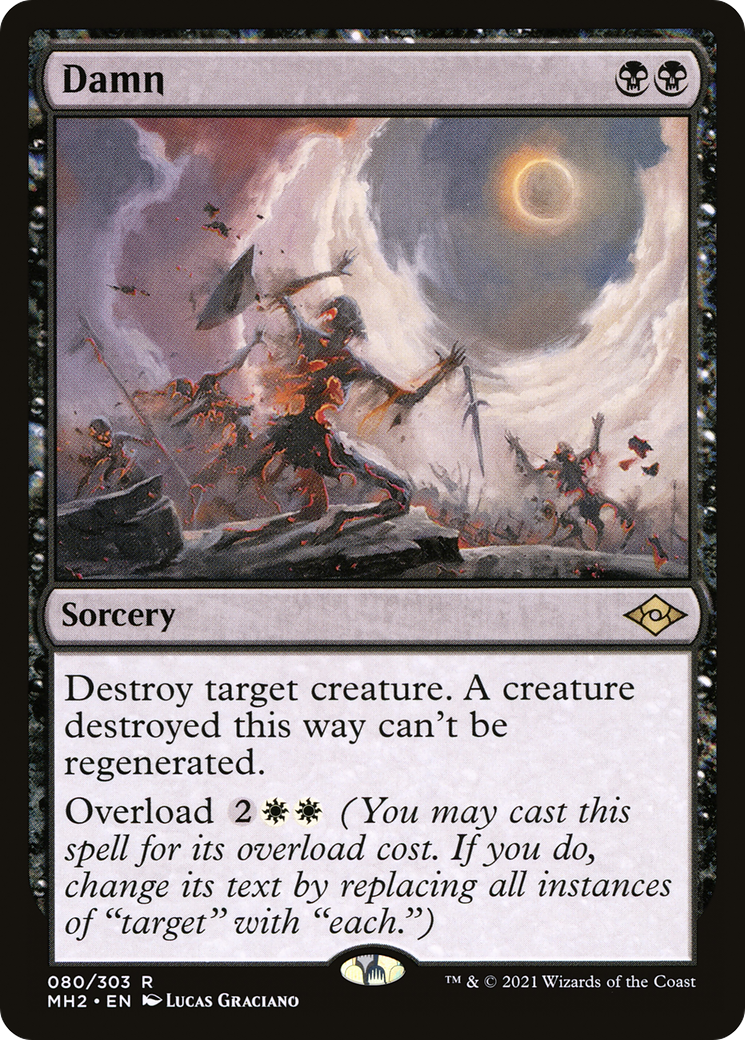 Image of Damn (MH2-080) - Modern Horizons 2 Foil