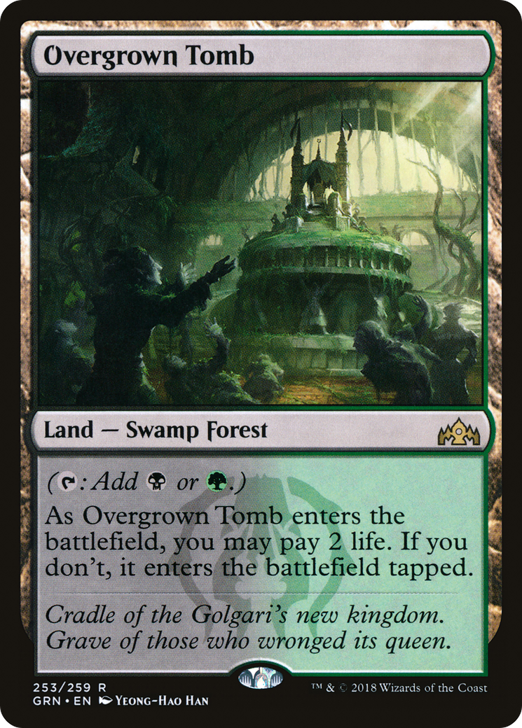 Image of Overgrown Tomb (GRN-253) - Guilds of Ravnica Foil