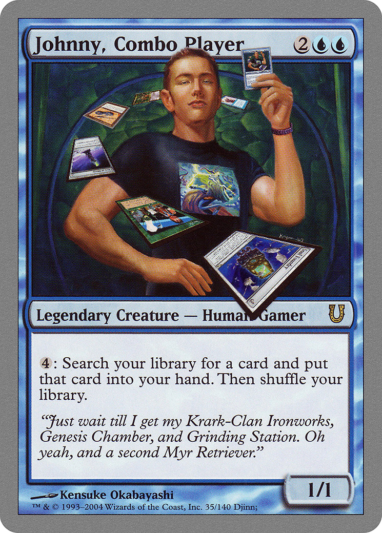 Image of Johnny, Combo Player (UNH-035) - Unhinged Foil
