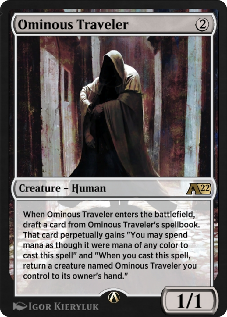 Image of Ominous Traveler (Y22-062) - Alchemy: Innistrad
