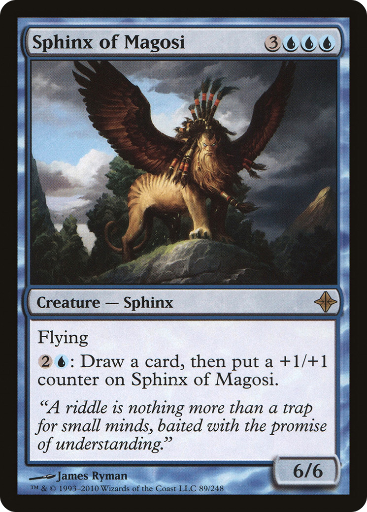 Image of Sphinx of Magosi (ROE-089) - Rise of the Eldrazi Foil