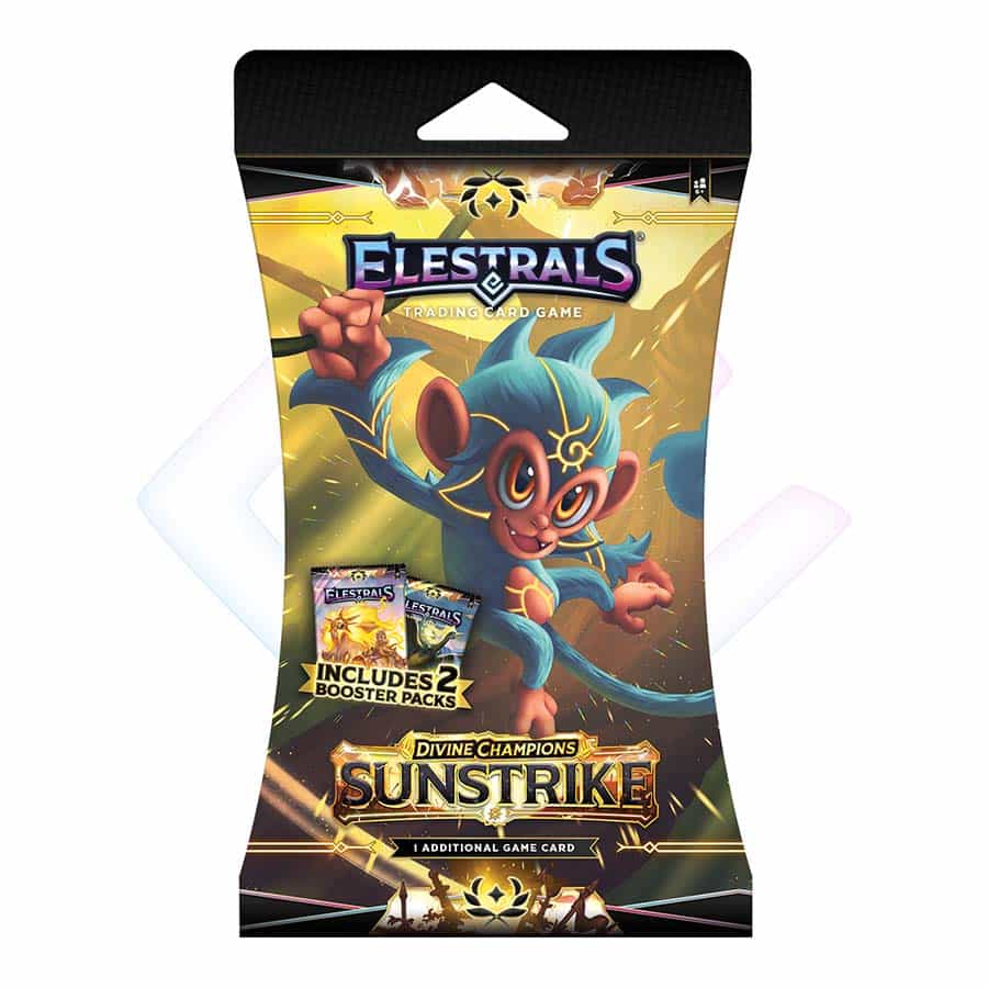 Image of ELESTRALS TCG: DIVINE CHAMPIONS: SUNSTRIKE: STELLAR LUMINAPE DOUBLE BLISTER PACK