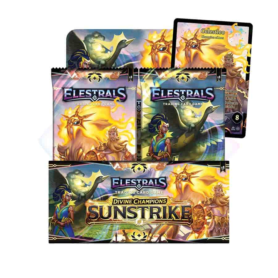 Image of ELESTRALS TCG: DIVINE CHAMPIONS: SUNSTRIKE: SUNSTRIKE BOOSTER BOX (24CT)