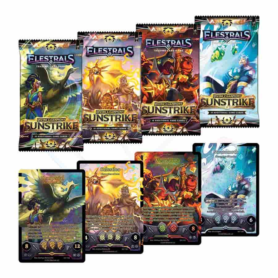 Image of ELESTRALS TCG: DIVINE CHAMPIONS: SUNSTRIKE: SUNSTRIKE BOOSTER BOX (24CT)