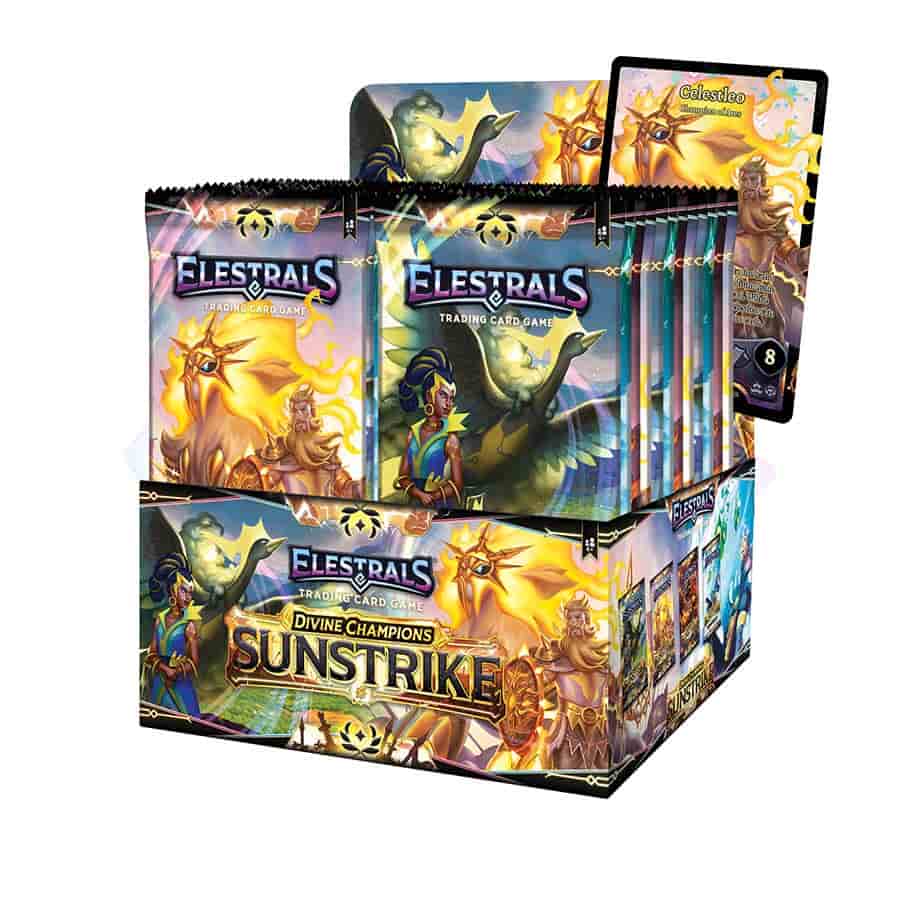 Image of ELESTRALS TCG: DIVINE CHAMPIONS: SUNSTRIKE: SUNSTRIKE BOOSTER BOX (24CT)