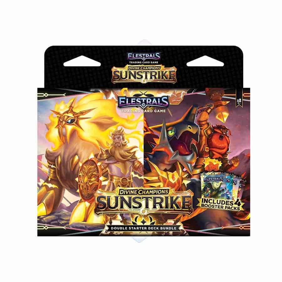 Image of ELESTRALS TCG: DIVINE CHAMPIONS: SUNSTRIKE: ARES VERSUS HEPHAESTUS DOUBLE STARTER DECK