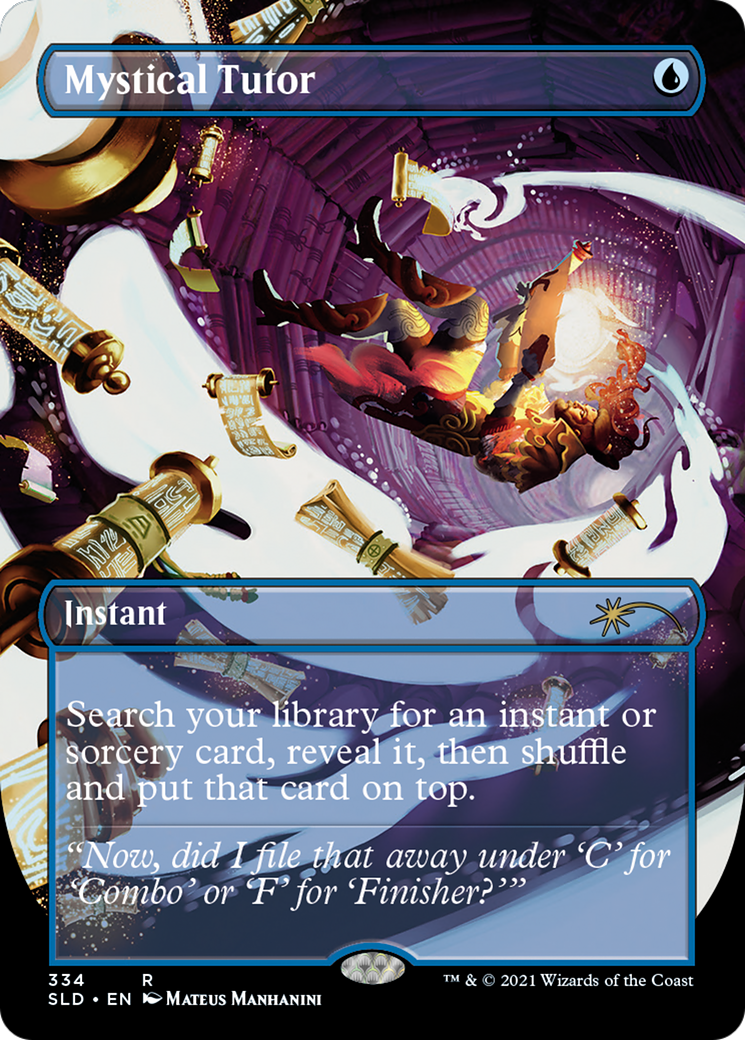 Image of Mystical Tutor (SLD-334) - Secret Lair Drop (Borderless)