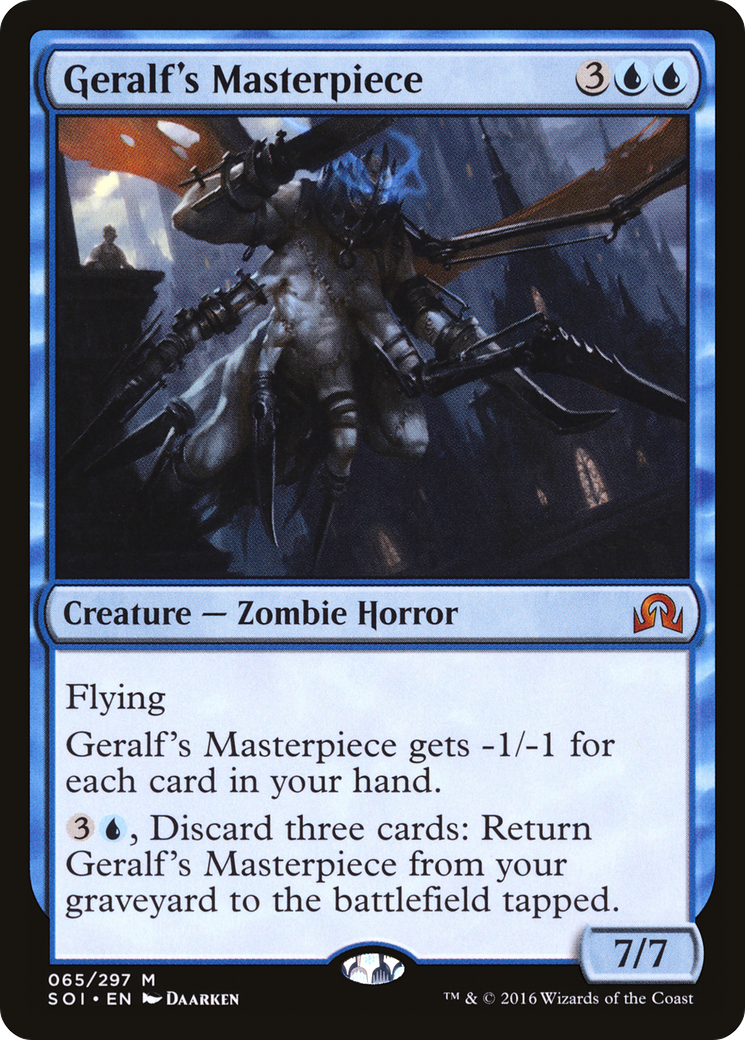 Image of Geralf's Masterpiece (SOI-065) - Shadows over Innistrad Foil