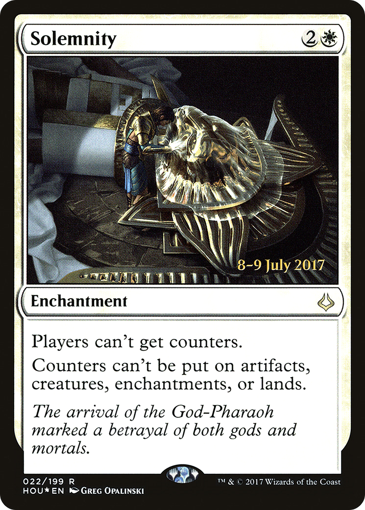 Image of Solemnity (PRE-022) - Hour of Devastation Promos Foil