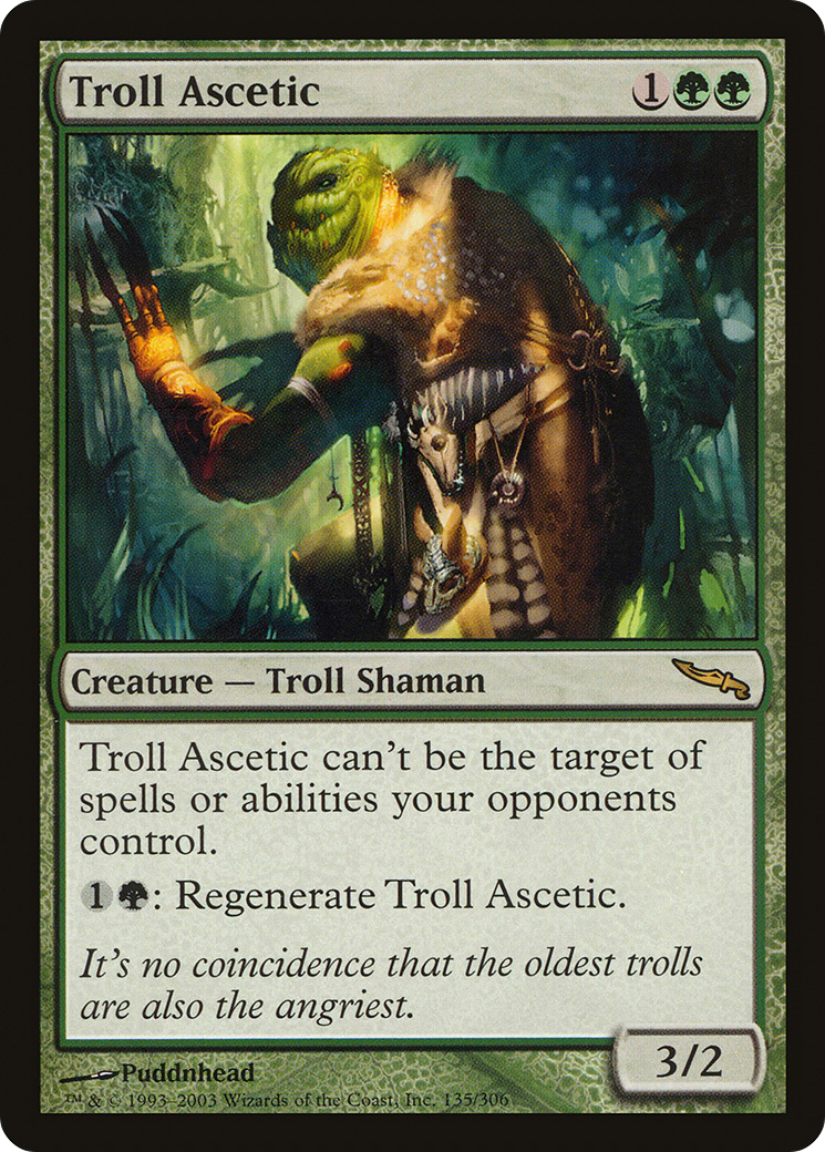 Image of Troll Ascetic (MRD-135) - Mirrodin