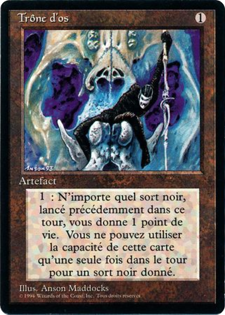 Image of Throne of Bone (FBB-) - Foreign Black Border