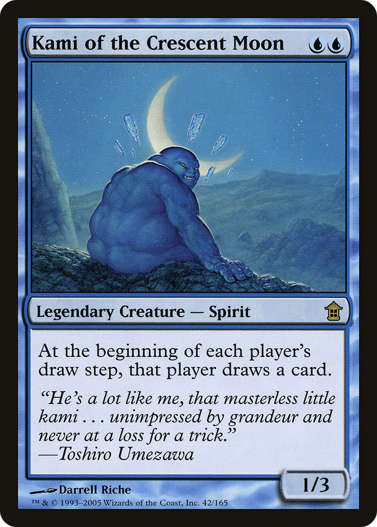 Image of Kami of the Crescent Moon (SOK-042) - Saviors of Kamigawa