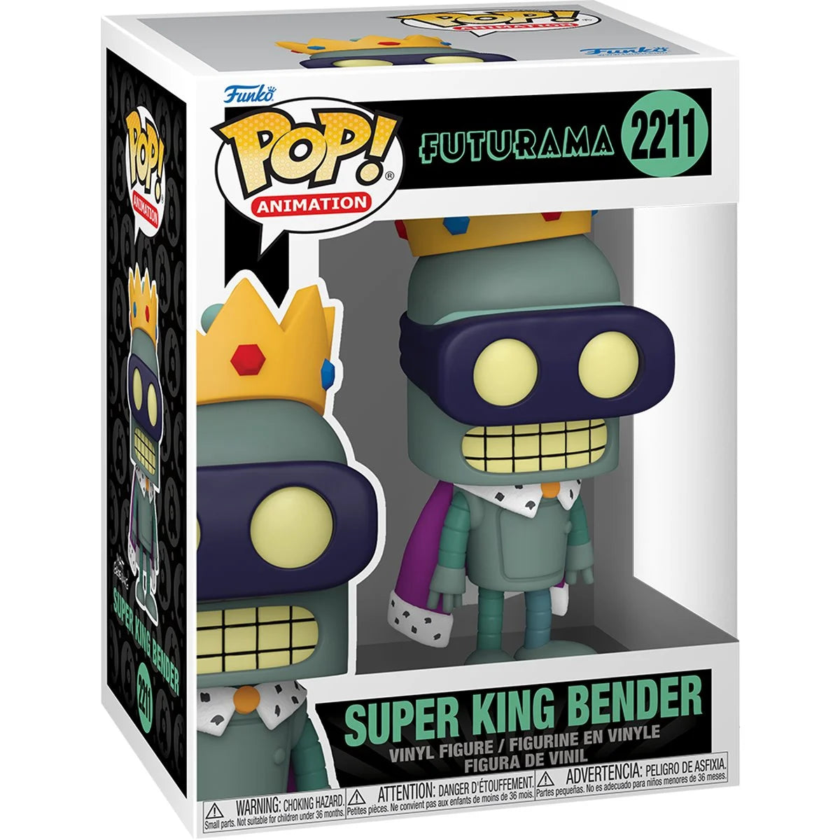 Image of Futurama Super King Bender Funko Pop! Vinyl Figure #2211