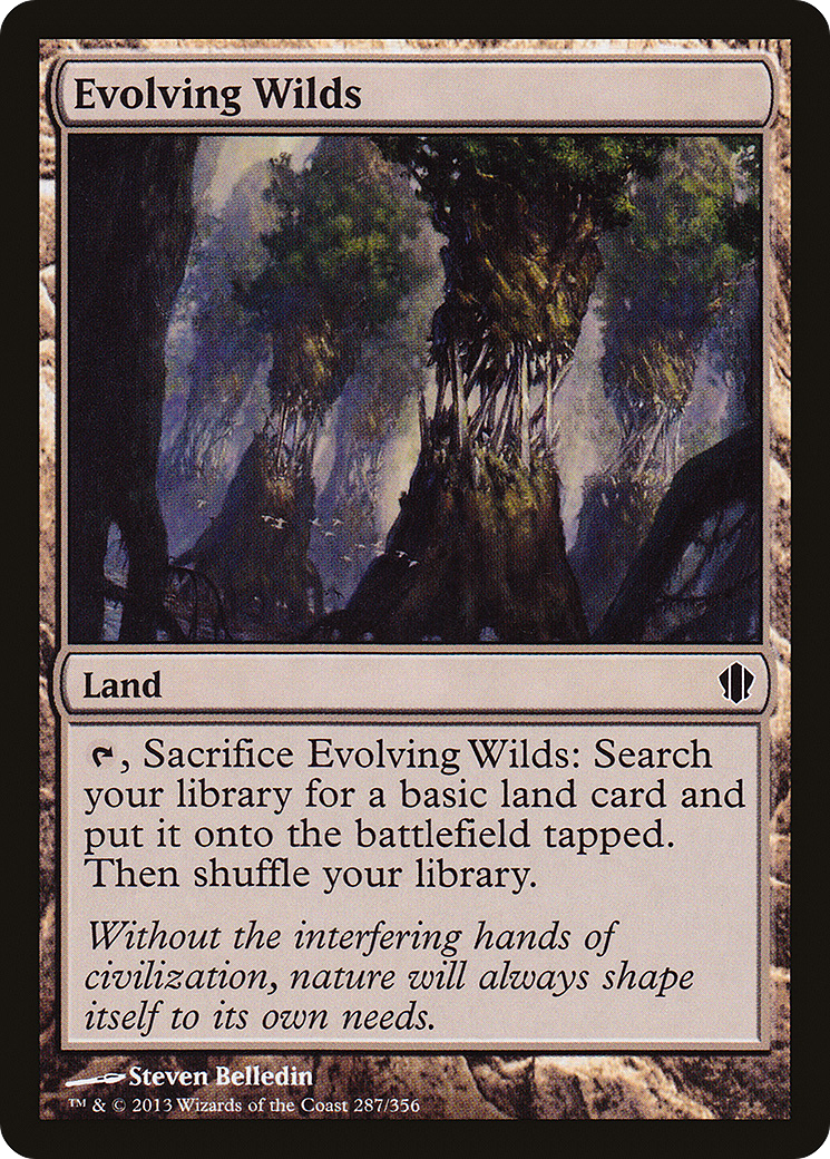 Image of Evolving Wilds (C13-287) - Commander 2013