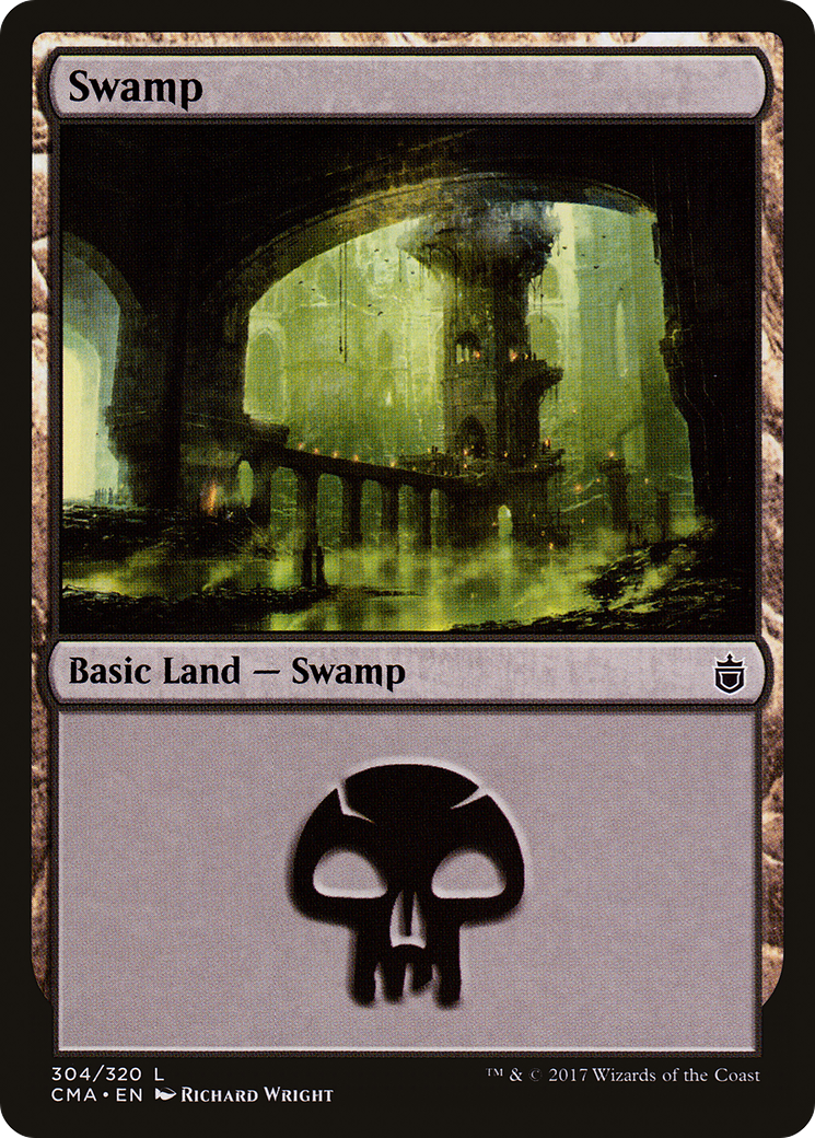 Image of Swamp (304) (CMA-304) - Commander Anthology