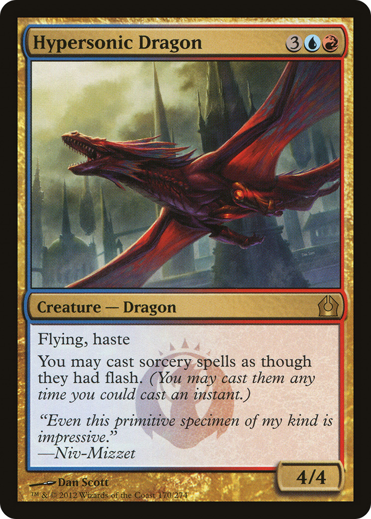 Image of Hypersonic Dragon (RTR-170) - Return to Ravnica