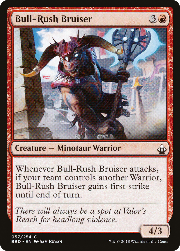 Image of Bull-Rush Bruiser (BBD-057) - Battlebond Foil