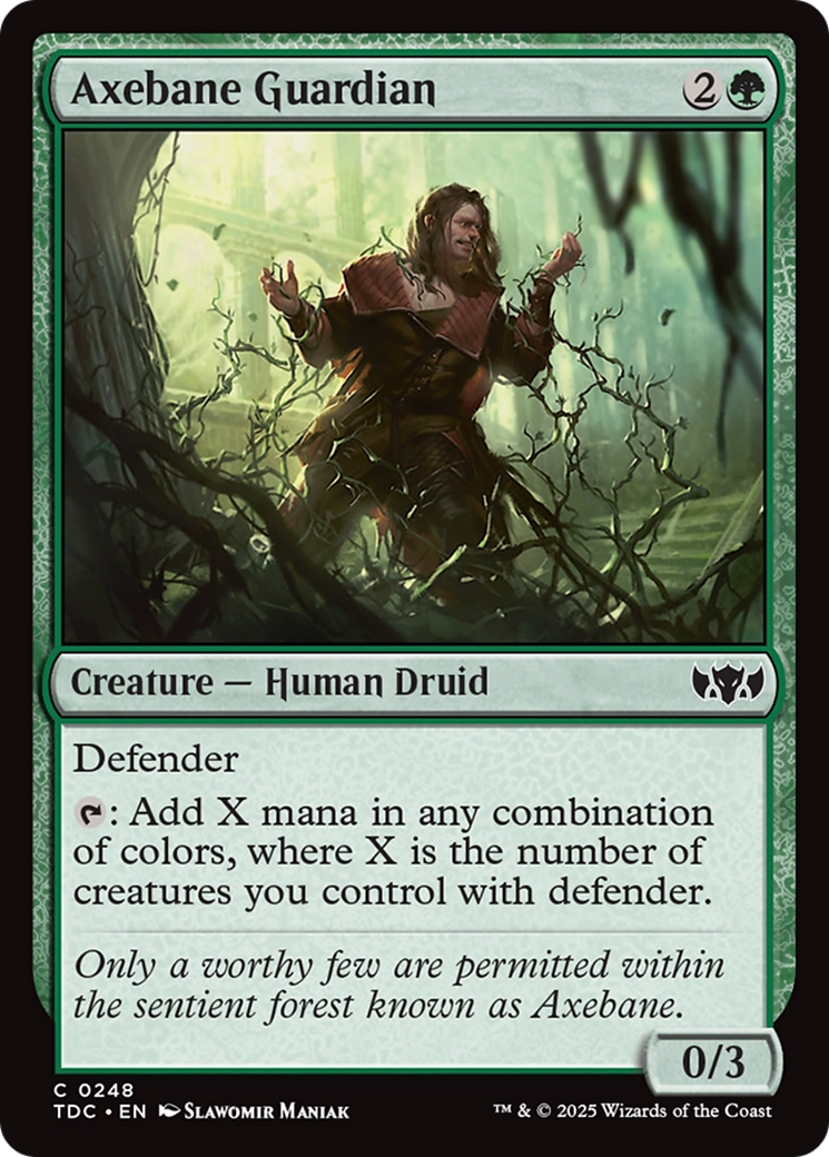 Image of Axebane Guardian (TDC-248) - Commander: Tarkir: Dragonstorm
