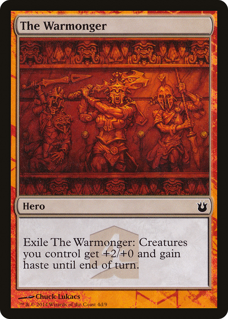 Image of The Warmonger (HERO-04D) - Born of the Gods Hero's Path