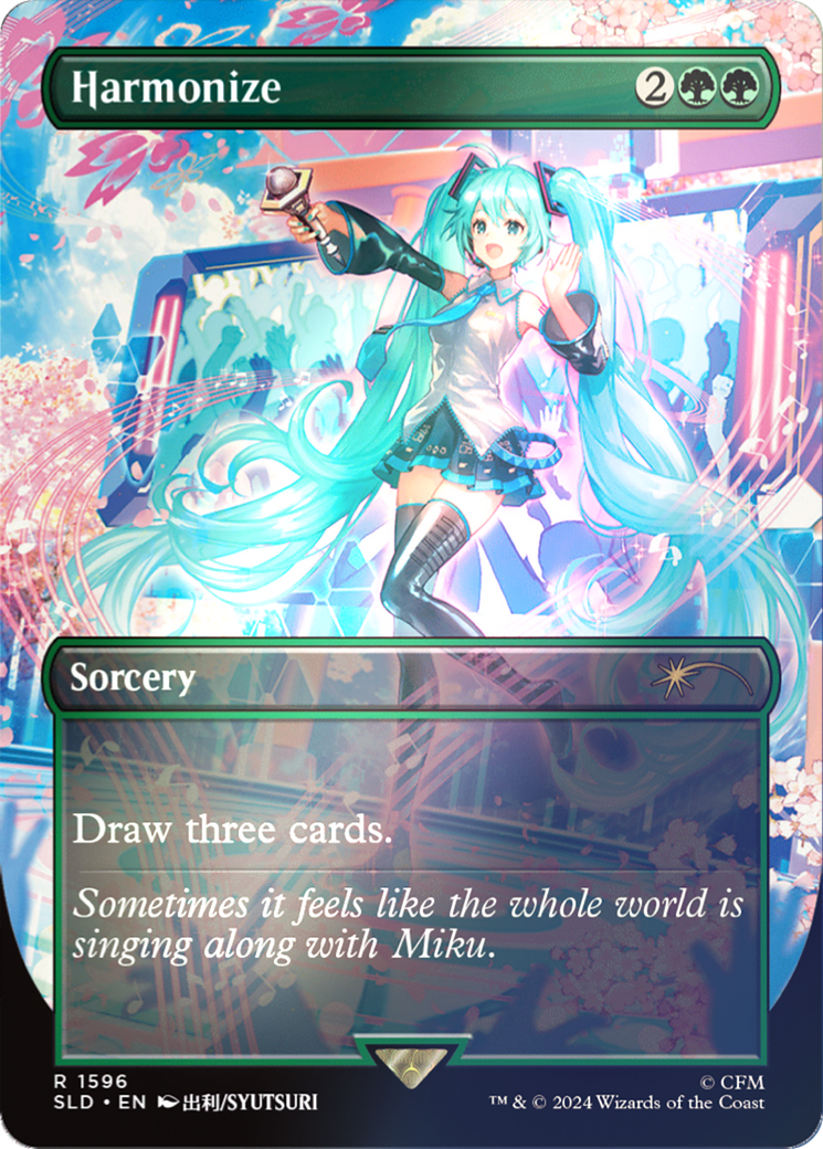 Image of Harmonize (Rainbow Foil) (SLD-1596★) - Secret Lair Drop (Borderless) Foil
