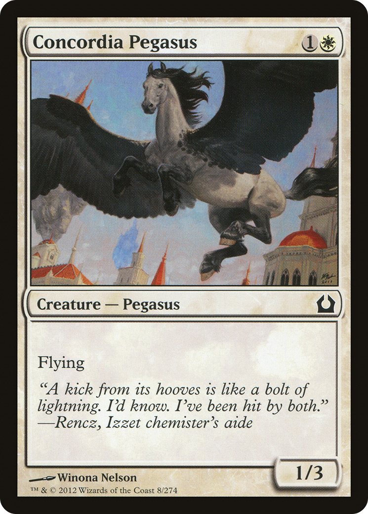 Image of Concordia Pegasus (RTR-008) - Return to Ravnica Foil
