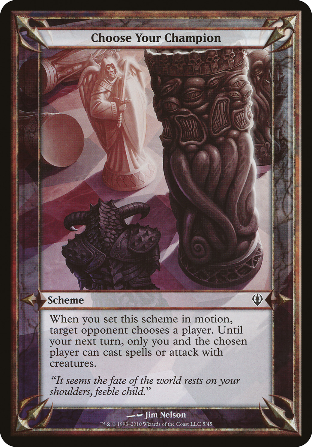 Image of Choose Your Champion (Archenemy) (OVER-) - Archenemy Schemes