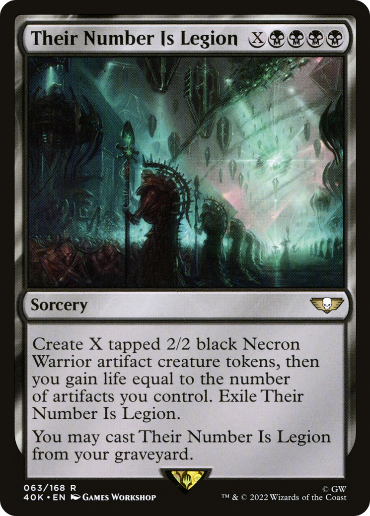 Image of Their Number Is Legion (40K-063) - Warhammer 40,000 Commander