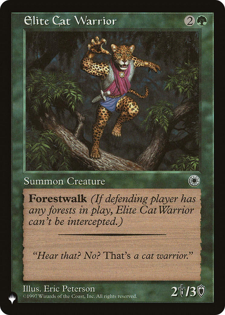 Image of Elite Cat Warrior (LIST-POR-163) - The List