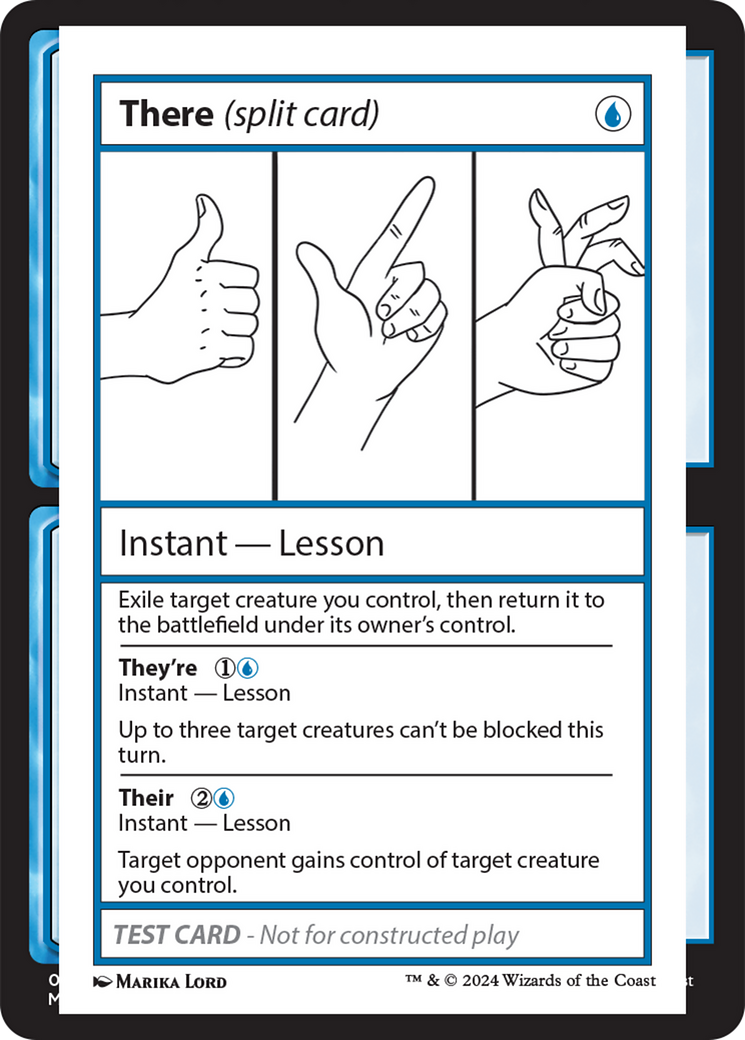 Image of There (split card) (MB2PC-) - Mystery Booster 2
