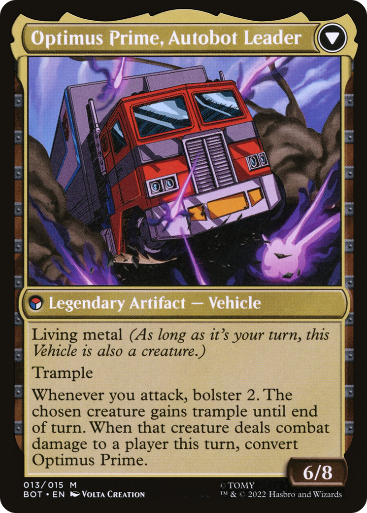 Image of Optimus Prime, Hero (BOT-013) - Transformers: (convertdfc) Foil
