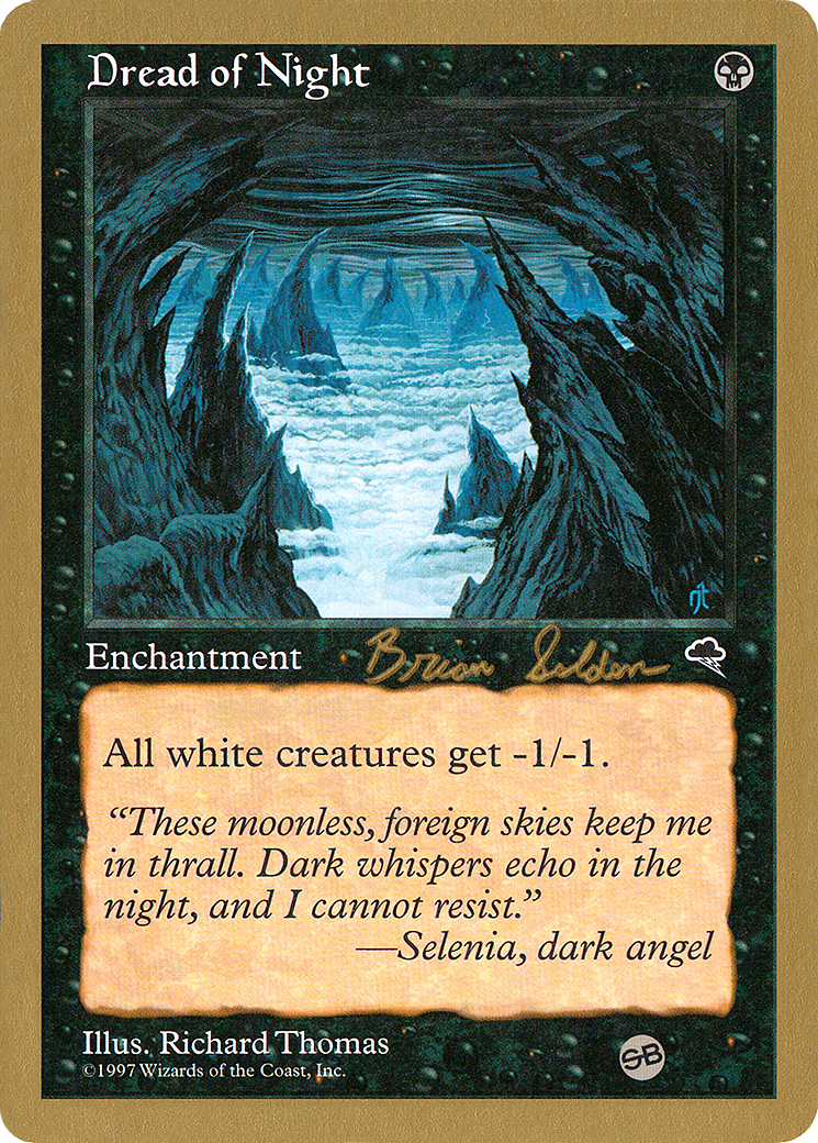Image of Dread of Night - 1998 Brian Selden (TMP) (SB) (WCD-) - World Championship Decks 1998