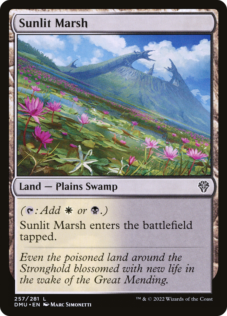 Image of Sunlit Marsh (DMU-257) - Dominaria United Foil