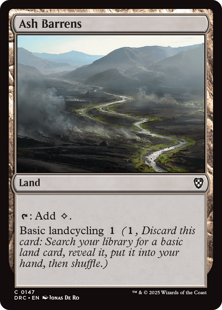 Image of Ash Barrens (DRC-147) - Commander: Aetherdrift