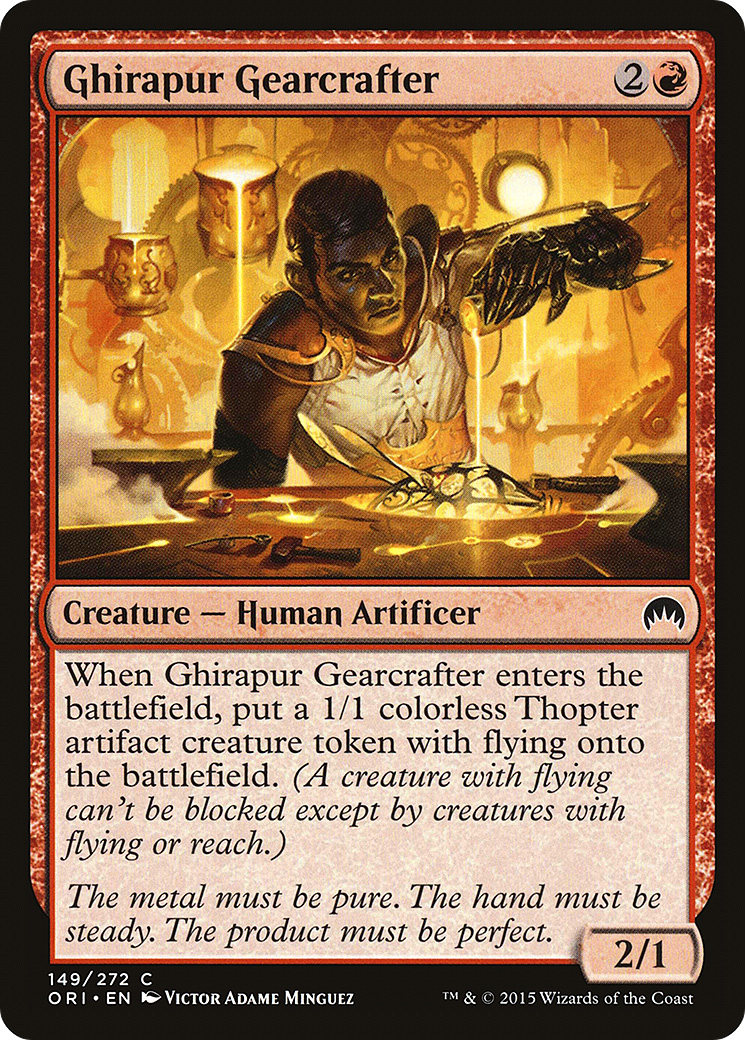 Image of Ghirapur Gearcrafter (ORI-149) - Magic Origins Foil