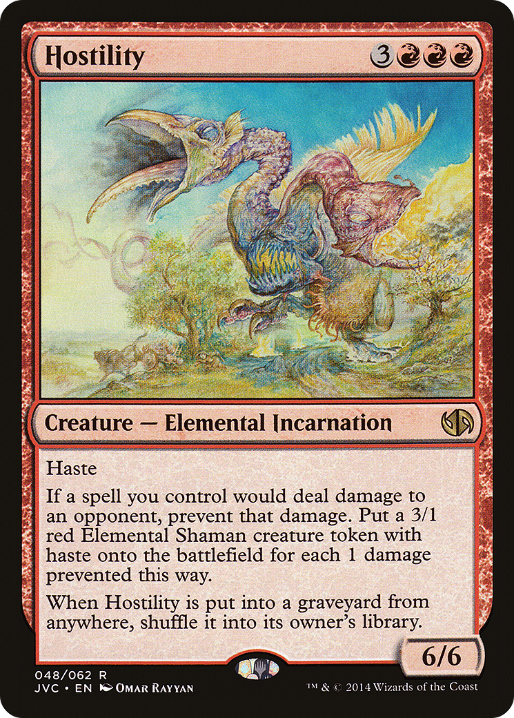 Image of Hostility (DD3-048) - Duel Decks Anthology: Jace vs. Chandra