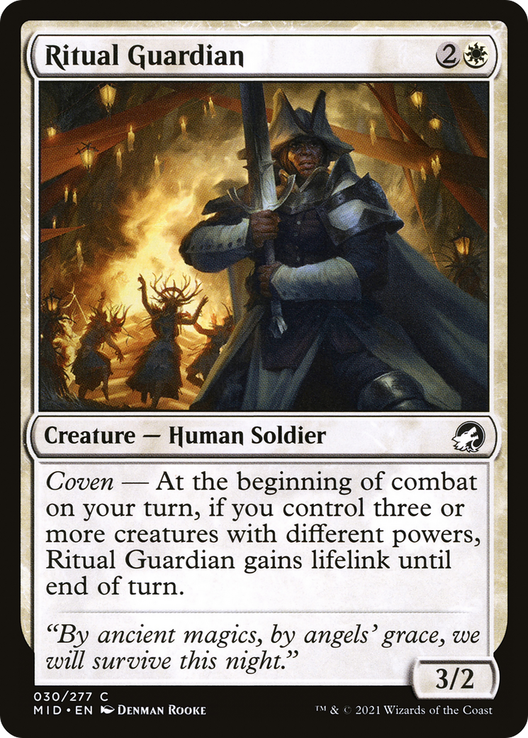 Image of Ritual Guardian (MID-030) - Innistrad: Midnight Hunt