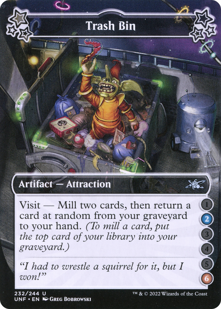 Image of Trash Bin (2-6) (UNF-232) - Unfinity Foil