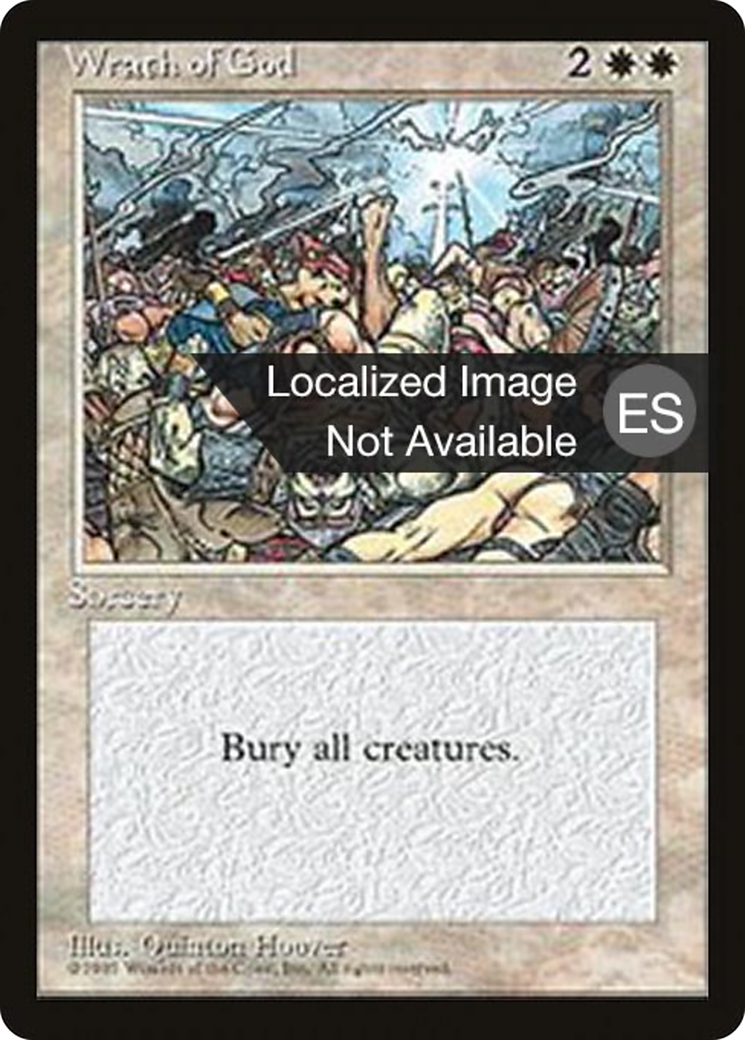 Image of Wrath of God (4BB-308) - Fourth Edition Foreign Black Border