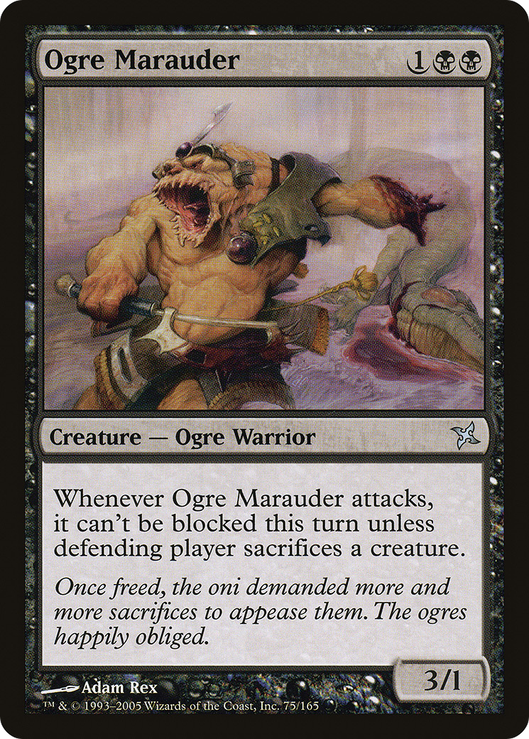 Image of Ogre Marauder (BOK-075) - Betrayers of Kamigawa